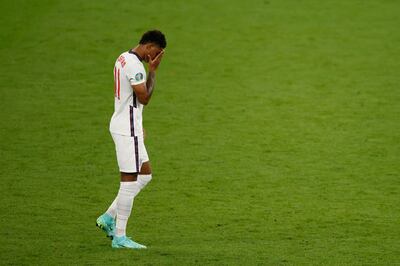 Marcus Rashford, one of the England footballers abused on social media after he missed a penalty. AFP