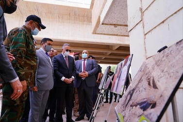 Iraqi Prime Minister Mustafa Al Kadhimi visits Tikrit and the site of the Camp Speicher massacre. Photo: Media Office of the Prime Minister, Iraq