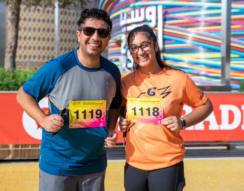 Muneer and Zoya Merchant were among the runners