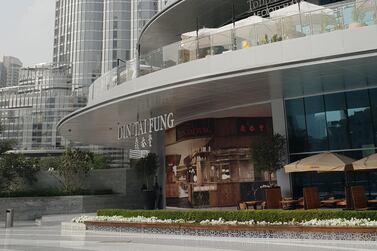 Din Tai Fung has opened in The Dubai Mall's lower ground foodcourt below the new Fashion Avenue extension