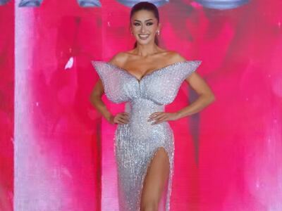 Victoria Velasquez Vincent wearing Furne One during the preliminary rounds of Miss Universe Philippines. Photo: Empire Ph / YouTube