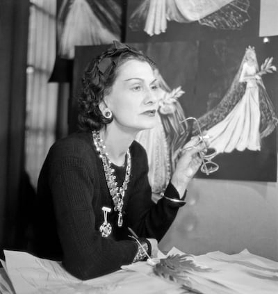 Gabrielle ‘Coco’ Chanel, photographed at work in 1937 by Roger Schall. The designer died on January 10, 1971. Photo: Chanel