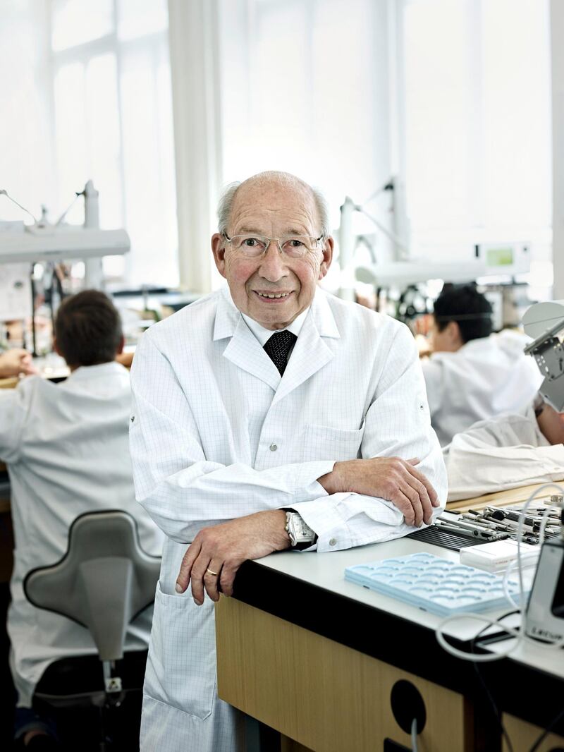 Kurt Klaus is one of the watch world's most respected engineers and even at the age of 83 continues to work for IWC Schaffhausen