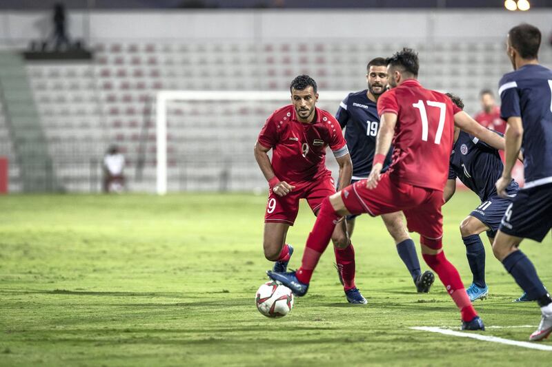 DUBAI, UNITED ARAB EMIRATES. 15 OCTOBER 2019.  STANDALONE. Football, Syria versus Guam at Al Maktoum bin Rashid Stadium. (Photo: Antonie Robertson/The National) Journalist: John McAuley. Section: Sport.
