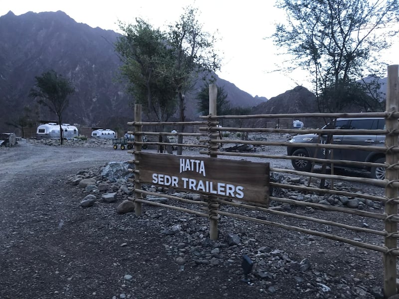 Hatta Sedr Trailers are based high in the mountains