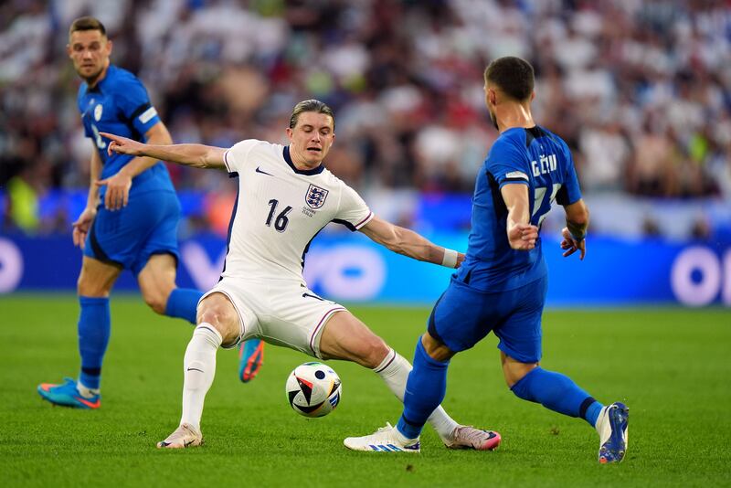 Almost got to a Trippier cross five minutes before half-time. And he came off at the break. Struggled to get in the game and gave the ball away which led to a Slovenia attack. PA