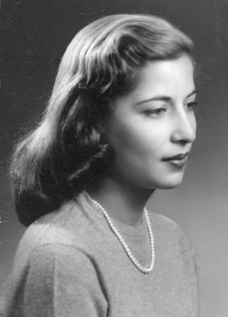 This image provided by the Supreme Court shows Ruth Bader's engagement photograph, while a senior at Cornell University in December 1953. Collection of the Supreme Court of the United States via AP