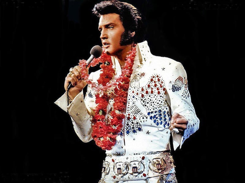 Elvis Presley originally performed A Little Less Conversation for the 1968 film Live A Little, Love A Little. Courtesy RCA