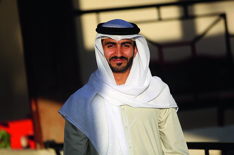 Abdullah Al Qassab spends much of his time coaching and mentoring youths in the UAE. Sammy Dallal / The National