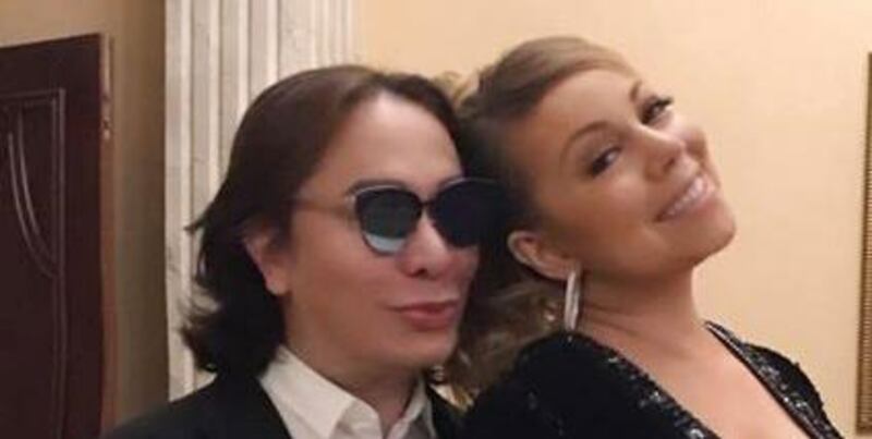 Michael Cinco to dress Mariah Carey. *** Local Caption ***  MariahandMichael1.jpg