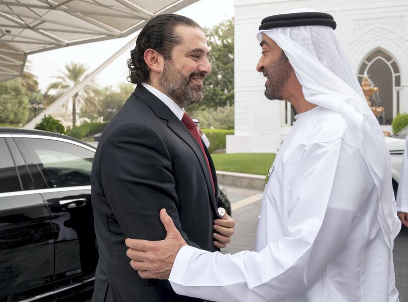Mohamed bin Zayed receives Lebanon's Saad Hariri to discuss enhancing bilateral ties as well as regional and international issues and the latest developments. Mohammed bin Zayed twitter account
