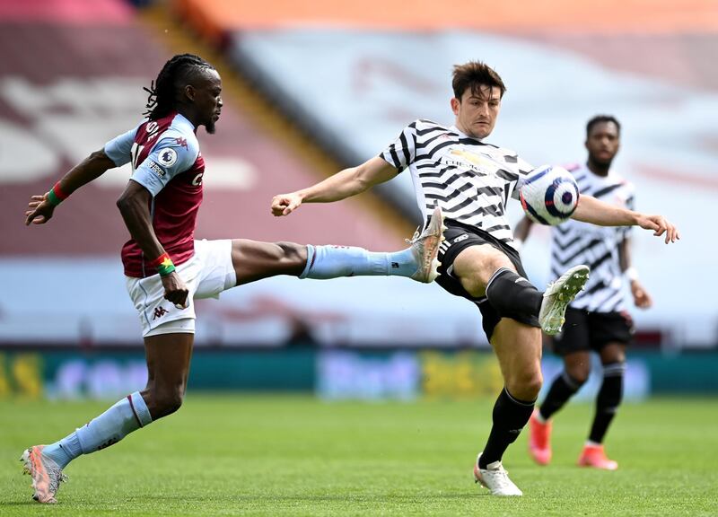 Harry Maguire - 8. United’s best defender in recent games. Met Villa corner as the home team overcame a bright United start to enjoy a good spell themselves. Under pressure from Villa’s high press but got forward more in second and headed over. Won everything in the air. Bravely put his head to stop a 60th minute Villa cross and had El Ghazi fall into him. Battered - and booked for grabbing Watkins. Came off injured. Getty