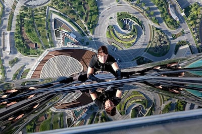 Tom Cruise in Mission: Impossible - Ghost Protocol (2011). credit Paramount pictures