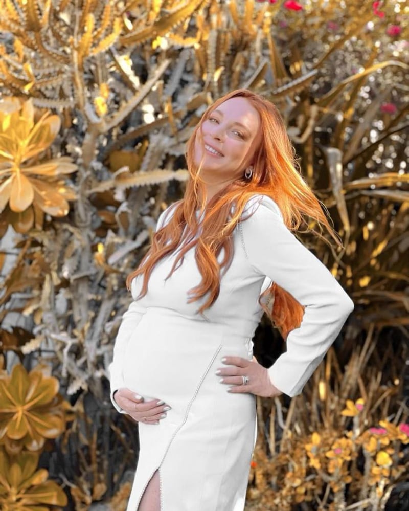 Lindsay Lohan is expecting her first child. All photos: Lindsay Lohan / Instagram