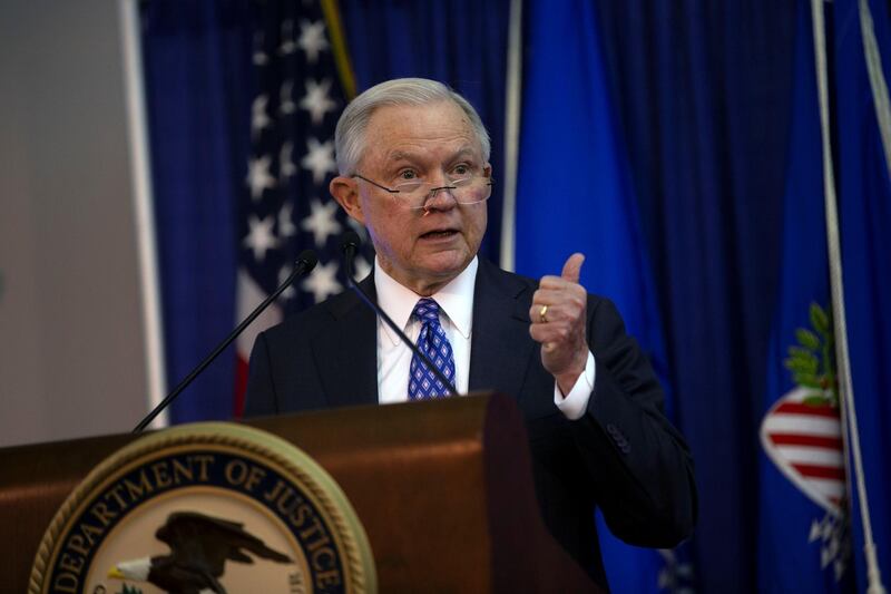 US Attorney General Jeff Sessions. Reuters