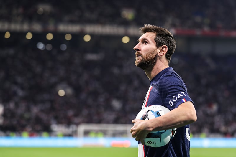 Paris Saint-Germain's Lionel Messi. EPA