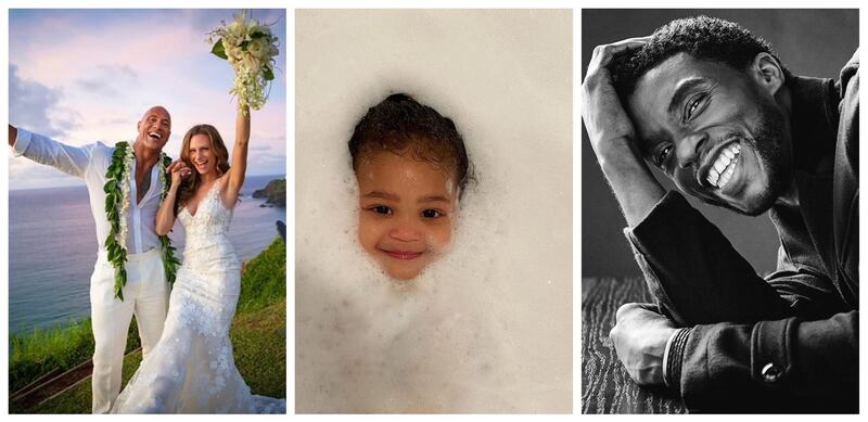 Dwayne Johnson's wedding, Stormi Webster at bath time and Chadwick Boseman's family tribute are among the top 10 most liked Instagram posts of all time. Instagram