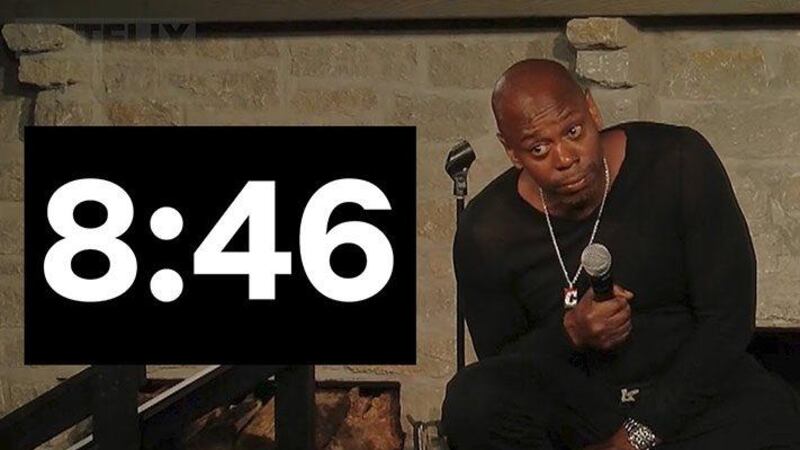 Dave Chapelle's '8:46' refers to the length of time a police officer knelt on George Floyd's neck. Netflix / YouTube