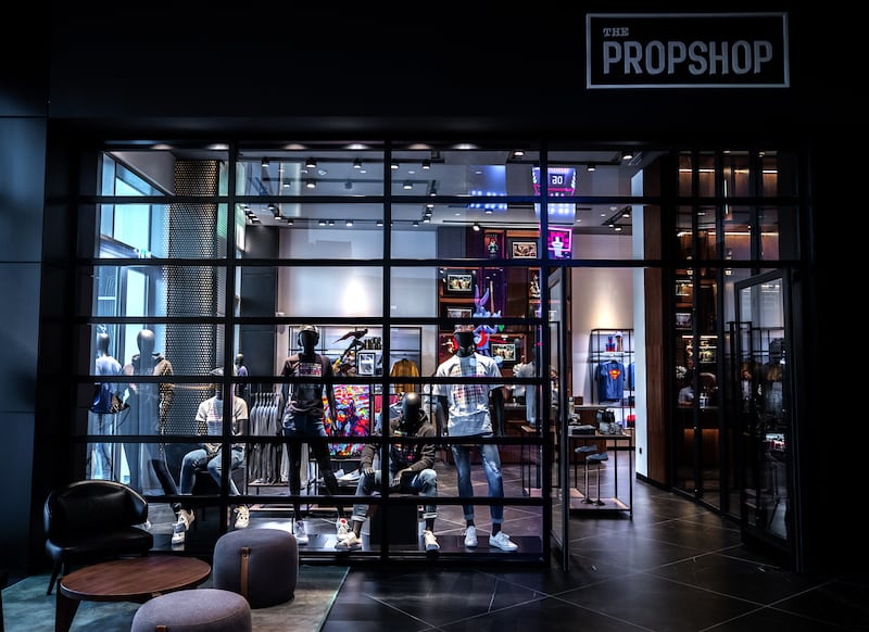 Fans can buy branded merchandise at the Propshop. Photo: Hilton 
