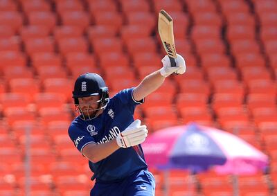 Jonny Bairstow became the first batsman at an ODI World Cup to get the scoreboard ticking with a six. Reuters