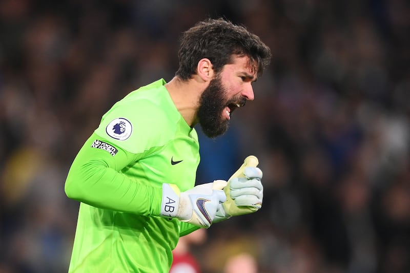 LIVERPOOL PLAYER RATINGS: Alisson – 6. Commanded his area to claim the ball and positioned well to save from Rodrigo. Lost his cleansheet after a poor error from Konate allowed Sinisterra to chip past him. Getty
