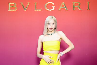 Lisa at the Bulgari event in Paris on June 6, 2022. Getty Images