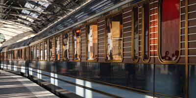 Arsenale's Orient Express La Dolce Vita train,which is different to the planned UAE service. Photo: Arsenale Group