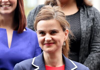 G3YFE9 Previously unreleased photo dated 12/05/15 of Labour MP Jo Cox, who has been shot in Birstall near Leeds, an eyewitness said.