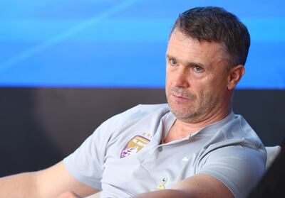 Sergei Rebrov leaves Al Ain after two seasons, one Adnoc Pro League title and one League Cup. Getty