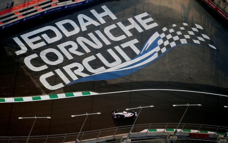 The Saudi Arabian Grand Prix is being held in Jeddah on March 19. Reuters