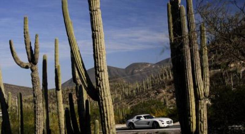 The trip went 3,000km on the Mexico?s Carrera Panamericana in a Mercedes-Benz SLS AMG.