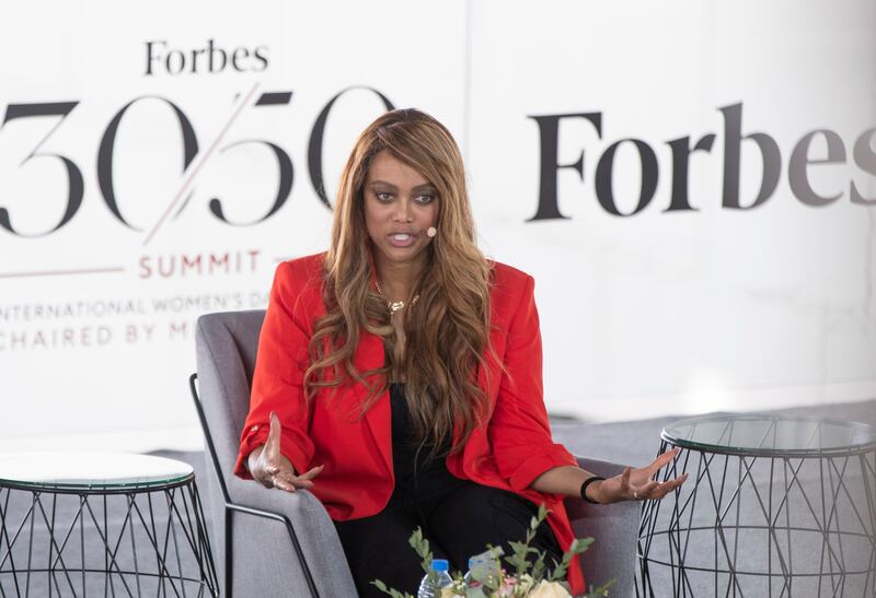 Tyra Banks, entrepreneur, supermodel and Emmy Award-winning television producer.