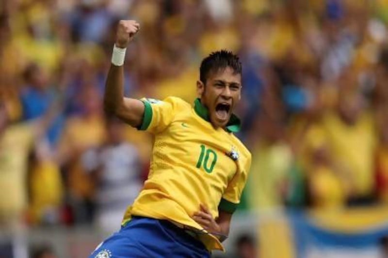 Brazil coach Luiz Felipe Scolari says Neymar, above, has done his bit but the striker is keen to prove his worth one more time.