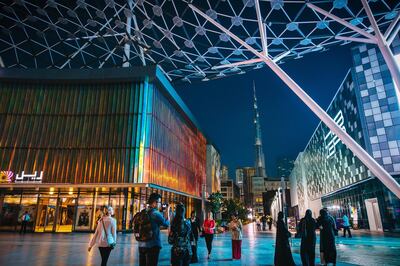 A public square in the centre of City Walk by developers Meraas