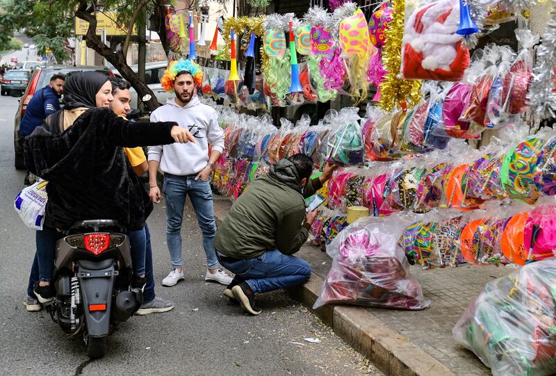 New orders declined in December, which many Lebanese businesses attributed to eroding purchasing power among domestic clients. Photo: AFP