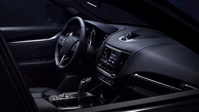 The cabin features the latest Connect software and is compatible with Apple Carplay and Android Auto. Photo: Maserati