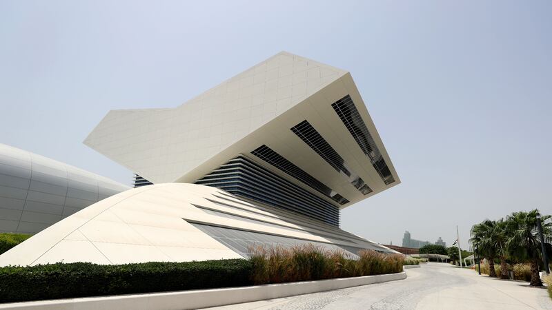 First look at the Mohammed Bin Rashed Library in Al Jaddaf, Dubai. Chris Whiteoak / The National