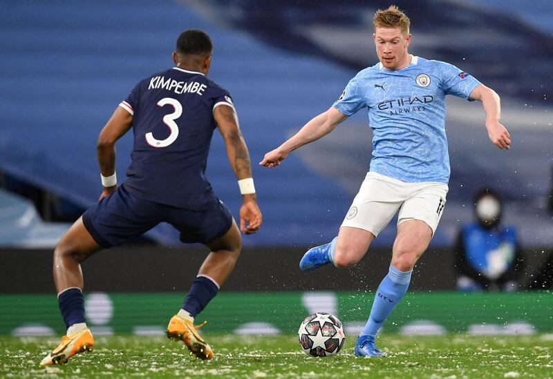 Kevin de Bruyne – 8. Perfectly assured just when his side needed him. Played an inch perfect pass for Foden to cross for Mahrez’s second goal. AFP