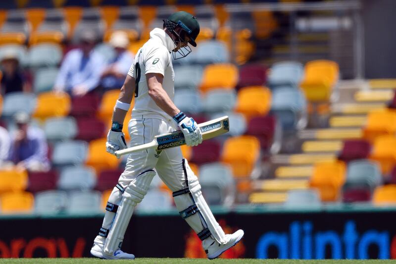 Australia did not suffer despite Steve Smith's lack of runs as David Warner and Marnus Labuschagne made big hundreds in both Tests. AFP
