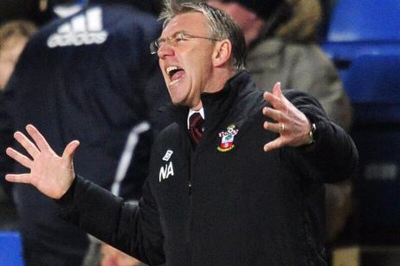 Nigel Adkins shortly before his sacking by Southampton.  He has now been appointed Reading manager.