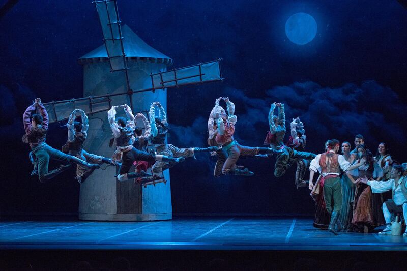 Spain’s Compañía Nacional de Danza will put on a performance of Don Quixote at Emirates Palace as part of Abu Dhabi Festival. Courtesy Abu Dhabi Festival