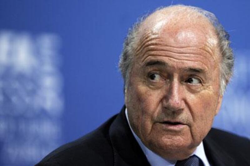 Sepp Blatter had refused to confirm whether he could vote in support of Qatar's bid. Fabrice Coffrini / AFP