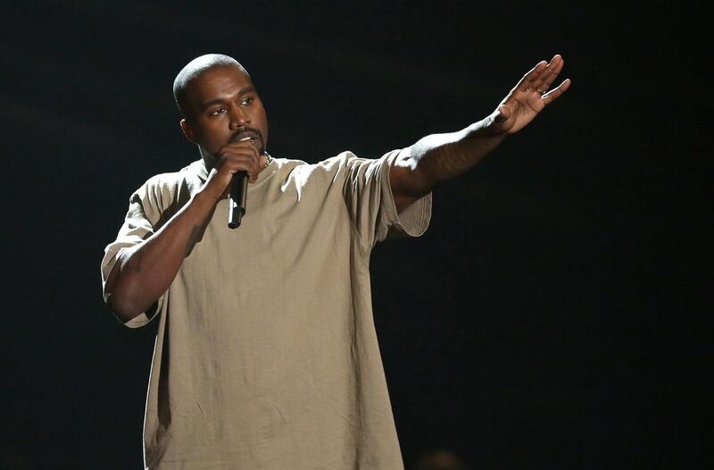 Kanye West tweeted notables asking for funding for his big projects. Matt Sayles / Invision / AP