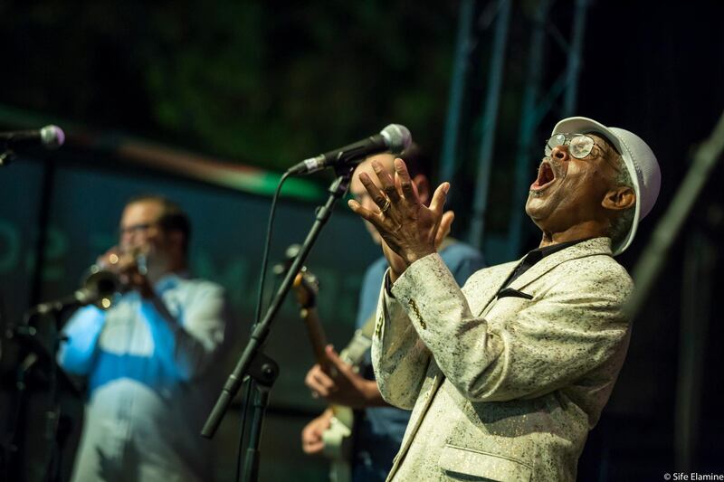 Don Byrant performs at the Jazablanca Festival in Casablanca, Morocco on July 5, 2019. Credit Sife El Amine.