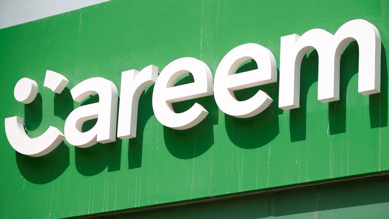 epa07490623 A view of Careem App sign in Dubai, United Arab Emirates, 07 April 2019. Reports in March 2019 state a 3.1 billion USD merger deal was signed between USA-based Uber and Dubai-based competitor Careem that will be completed in seven to eight months.  EPA/ALI HAIDER