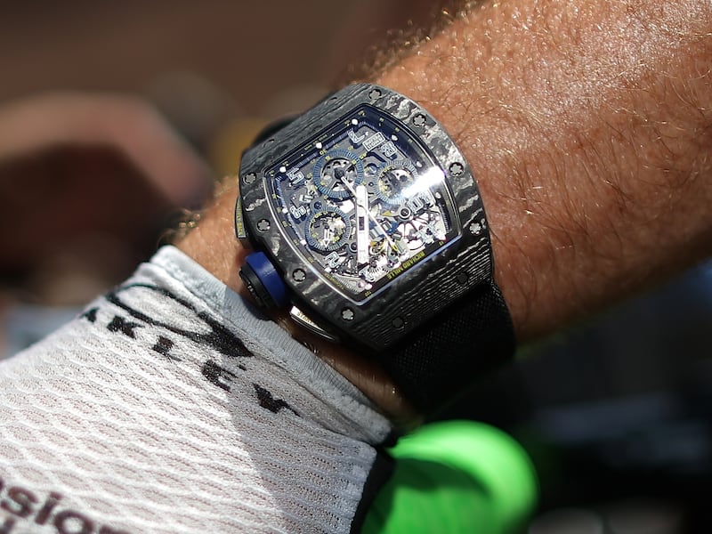 3. Richard Mille Rm 011. Value: £250,000. Getty Images