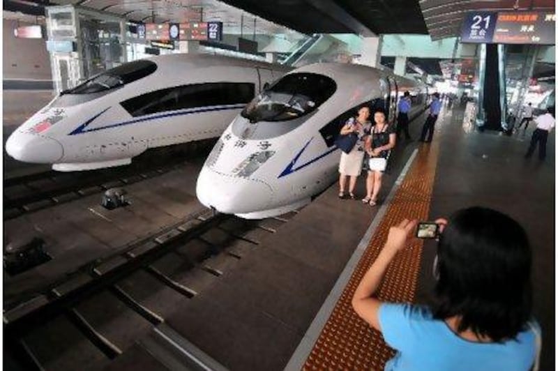 China has built and is building super-fast trains and has laid the tracks to carry them.