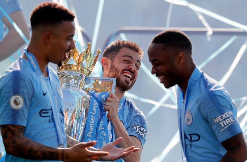 Centre midfield: Bernardo Silva (Manchester City) – Pep Guardiola’s pick for the individual awards. Superb in different positions and made key contributions in big games. Frank Augstein / AP Photo