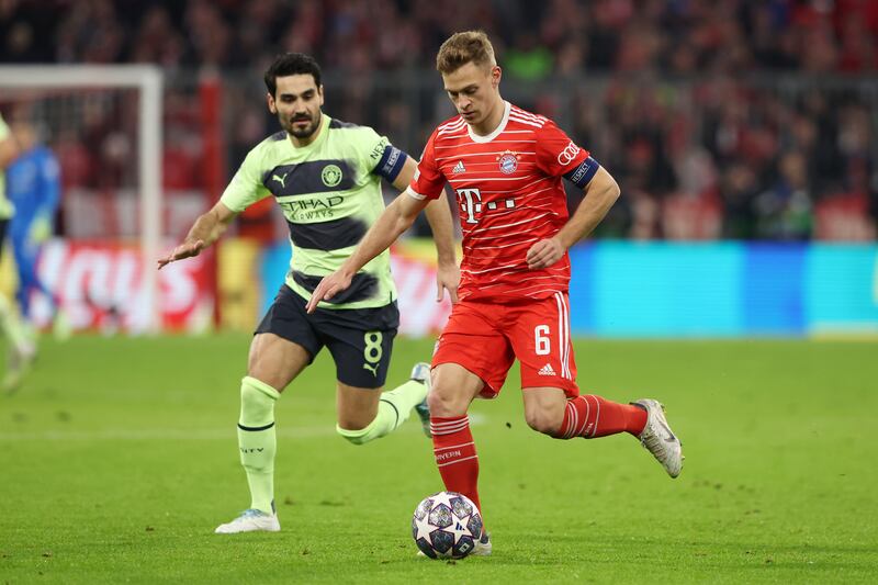 Joshua Kimmich – 7. Buzzed around for most the game and saw a lot of the ball as Bayern tried to find a way back into the tie in the early stages. Got a small reward for his industriousness by converting a late penalty to draw the game level on the night. Getty