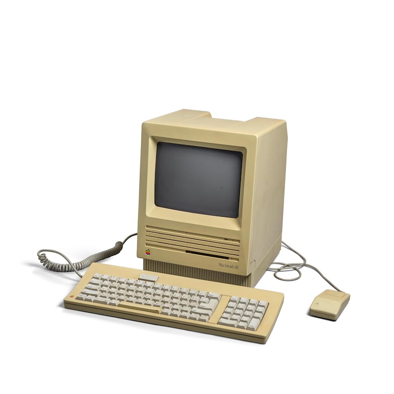 Macintosh – an intuitive personal computer known as the Mac – transformed the landscape of mass-market computing with its revolutionary graphical user interface (GUI), catchy icons and a mouse. Photo: Bonhams
